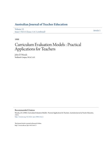 countenance model also known as|Curriculum Evaluation Models : Practical Applications for Teachers.